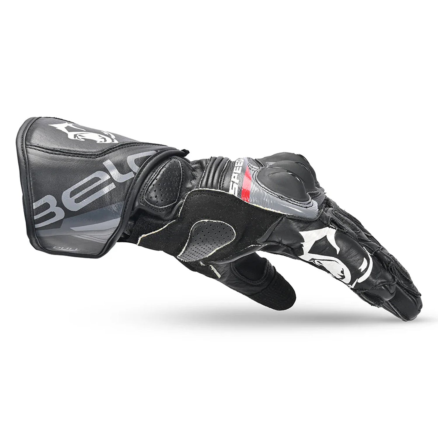 Bela Lemox Motorcycle Leather Gloves Black/Anthracite