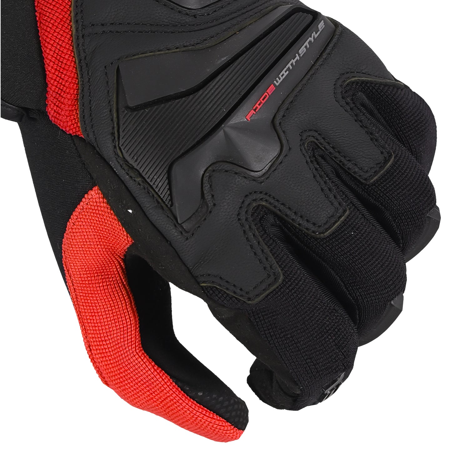 BELA - Man Star Textile Glove Red/Black