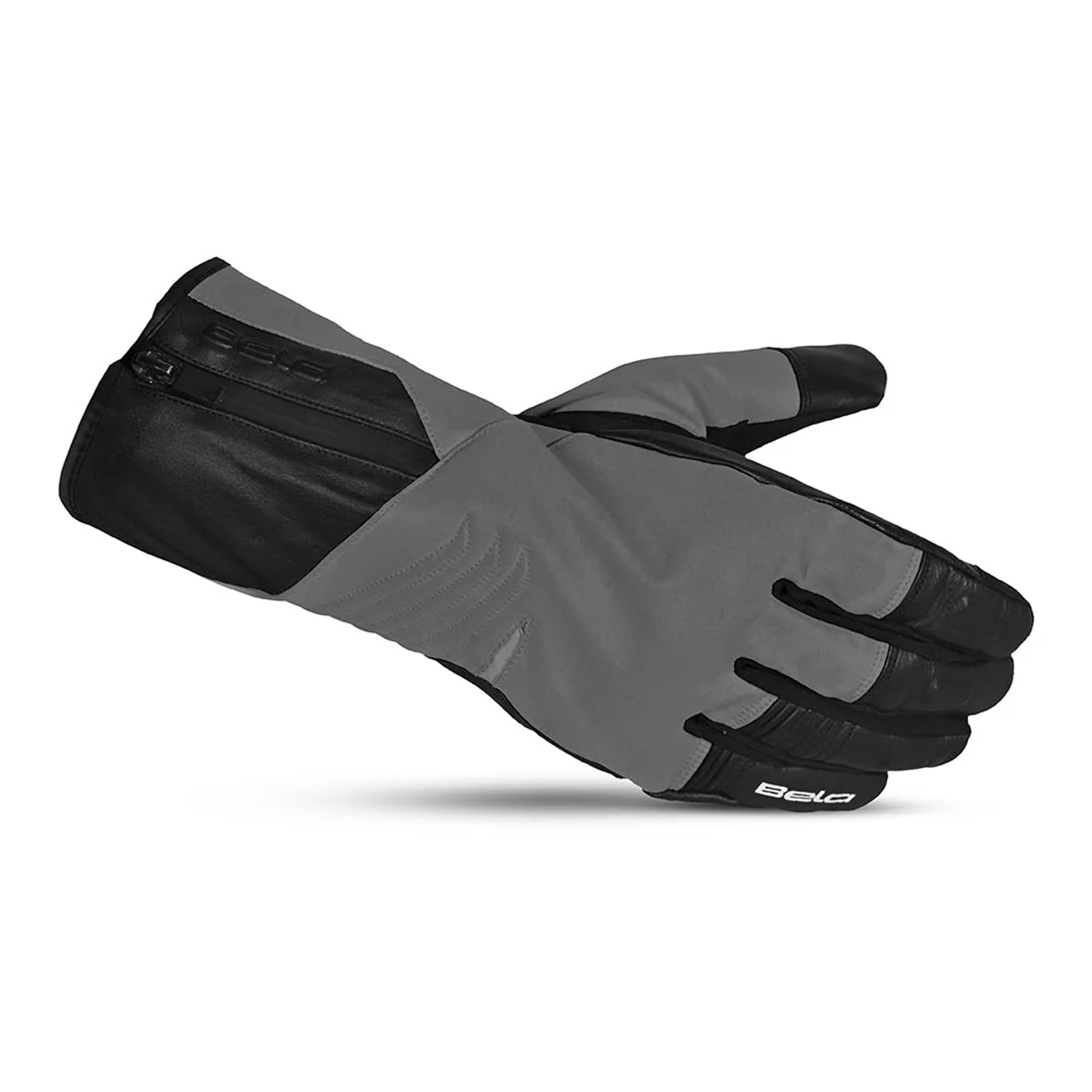 BELA Explorer Winter WP Textile Motorcycle Glove Black Gray