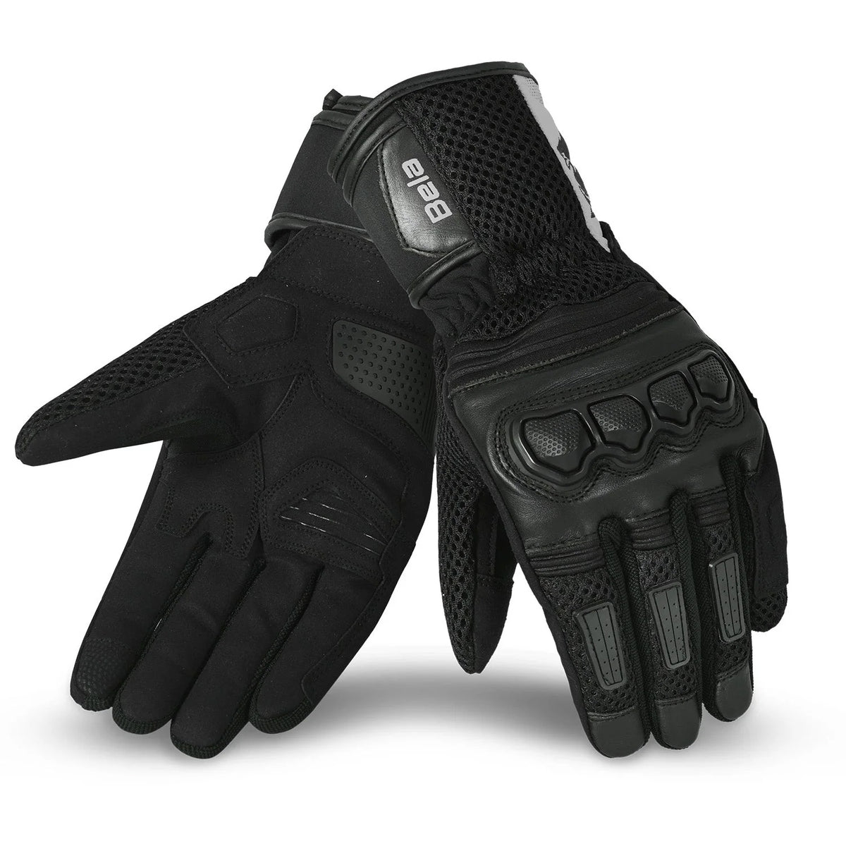 BELA Twix Men Motorcycle Gloves Black
