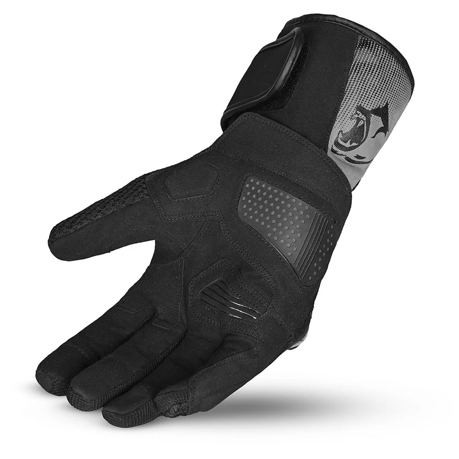 BELA Twix Motorbike Gloves Black Gray