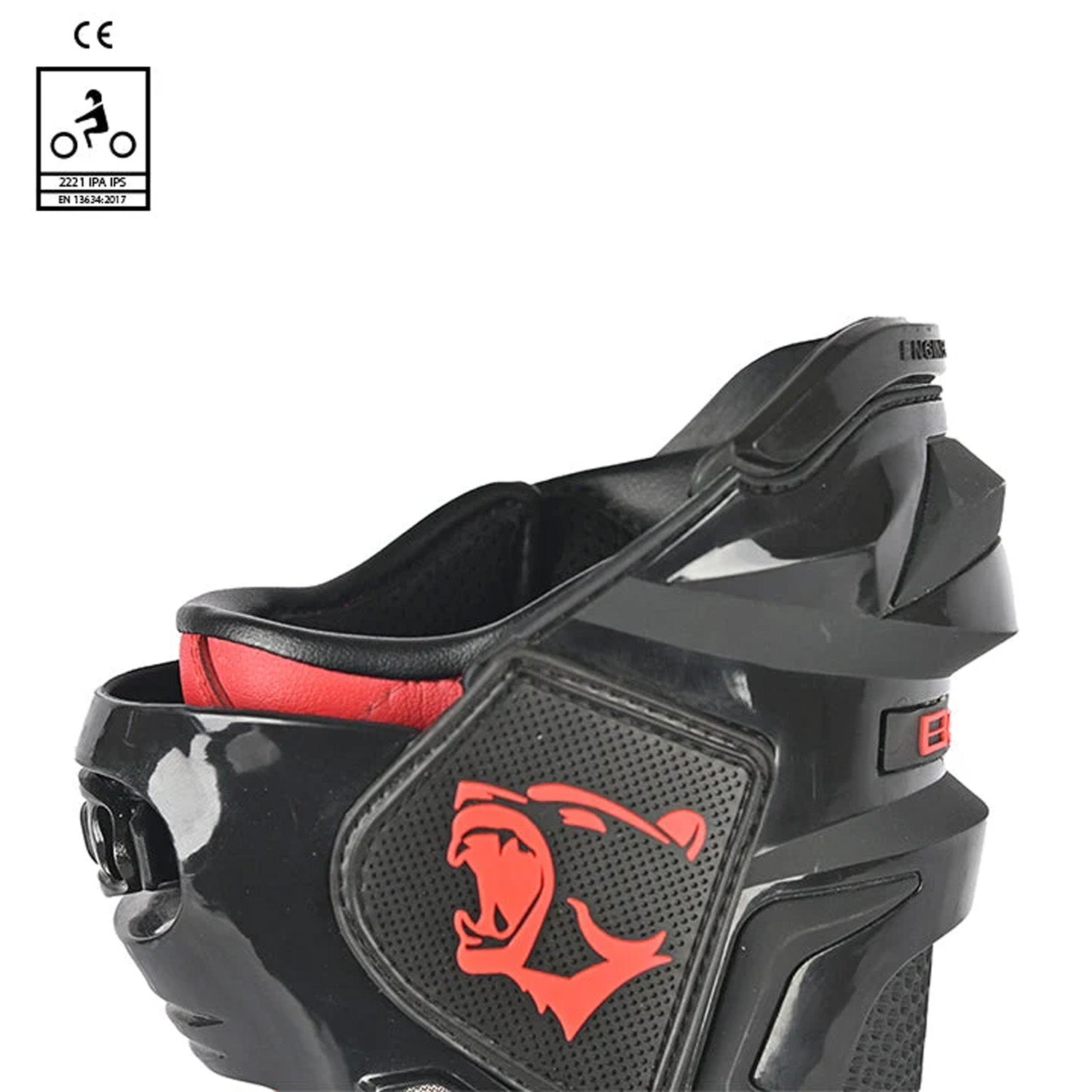BELA Speedo 2.0 Motorcycle Leather Boots Black/Red