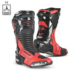 BELA Speedo 2.0 Motorcycle Leather Boots Black/Red