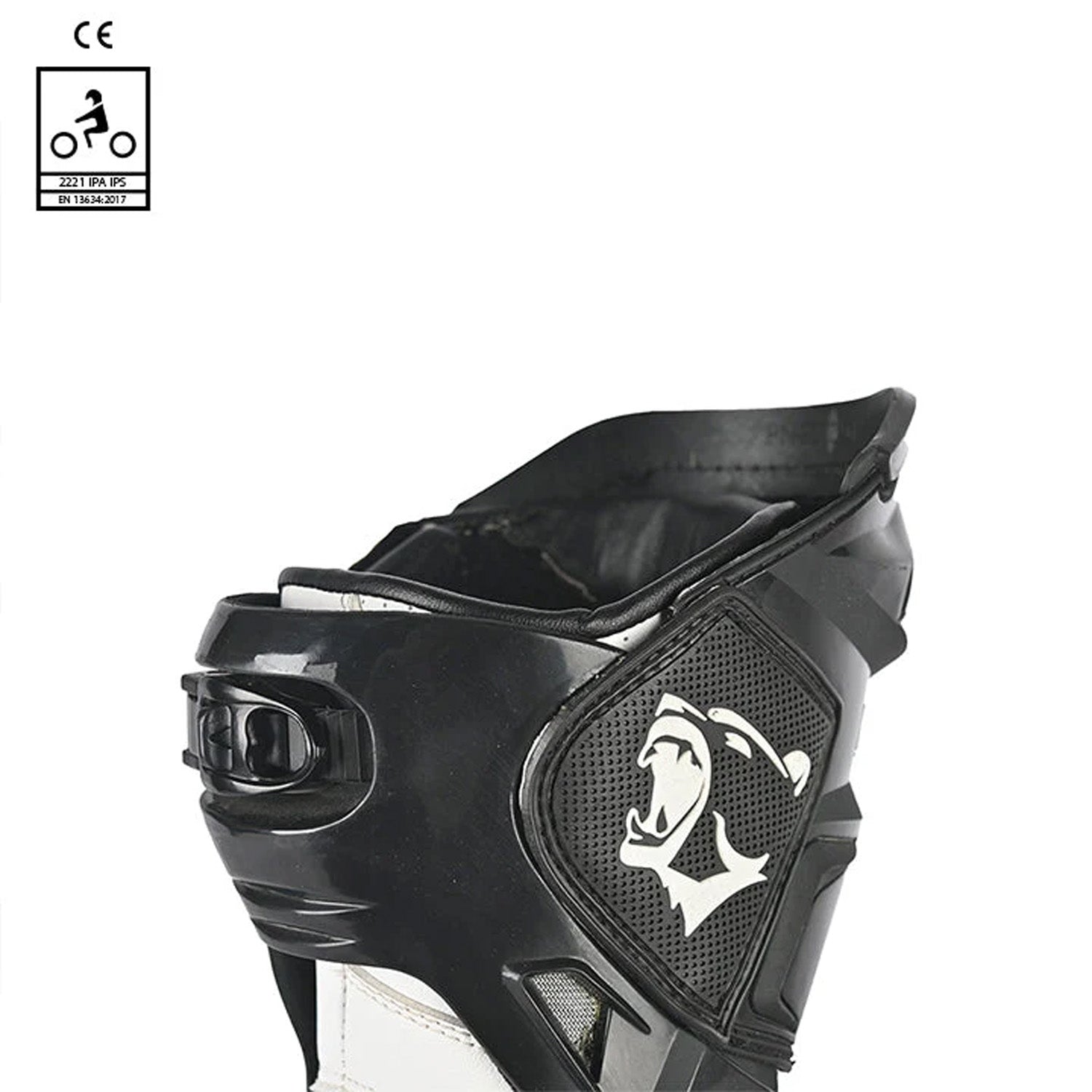 Bela Speedo 2.0 Racing Motorcycle Boots Black/White
