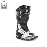 Bela Speedo 2.0 Racing Motorcycle Boots Black/White