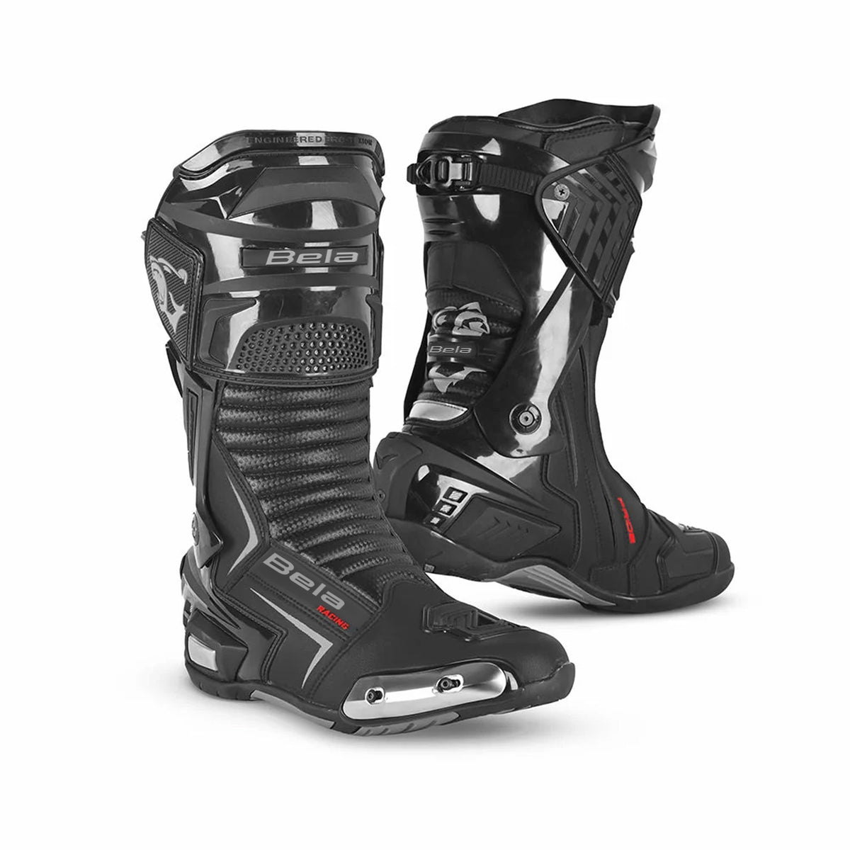 BELA Speedo 2.0 Motorcycle Racing Boots Black