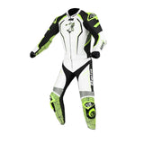 BELA North Star 2 PC Motorbike Suit Black White Fluor Yellow