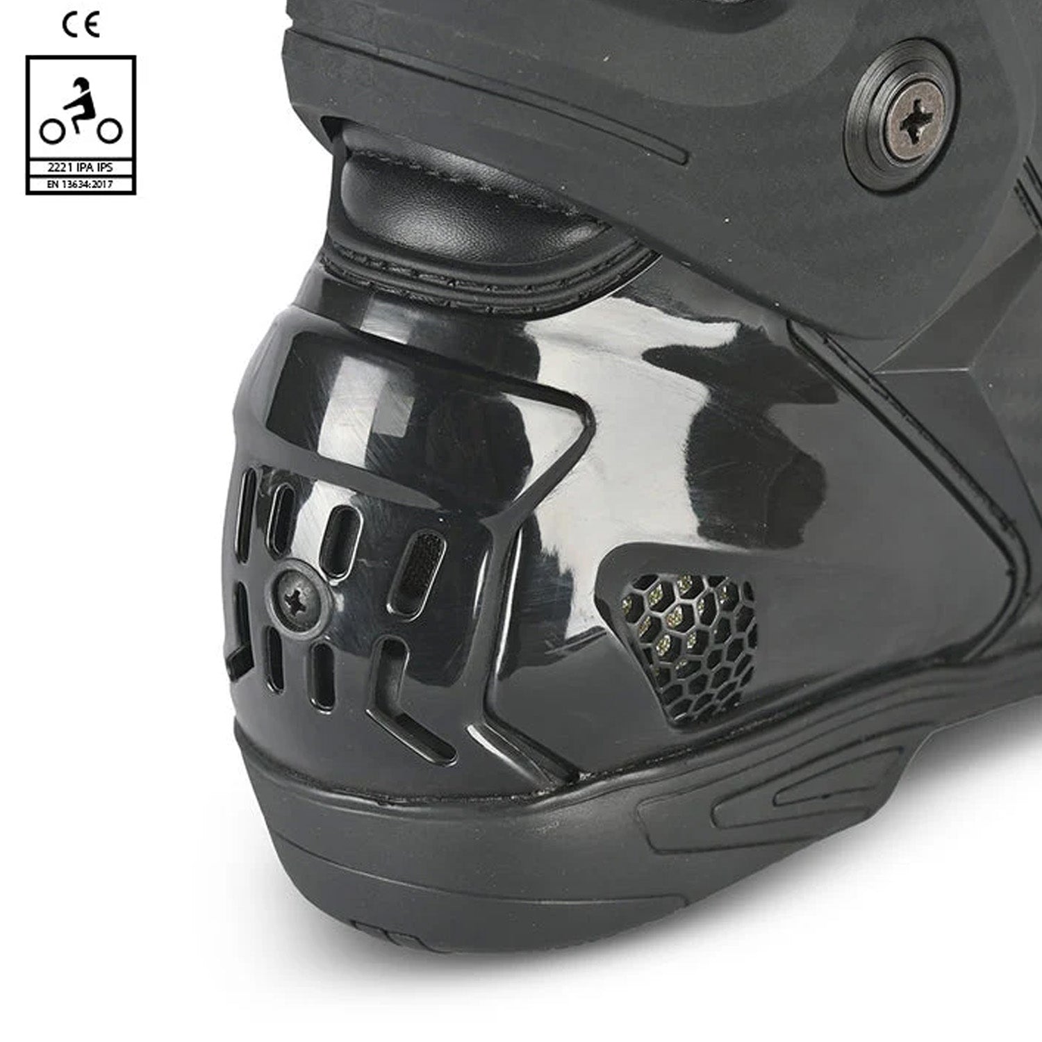 BELA RACE PRO MOTORCYCLE RACING LEATHER BOOTS BLACK