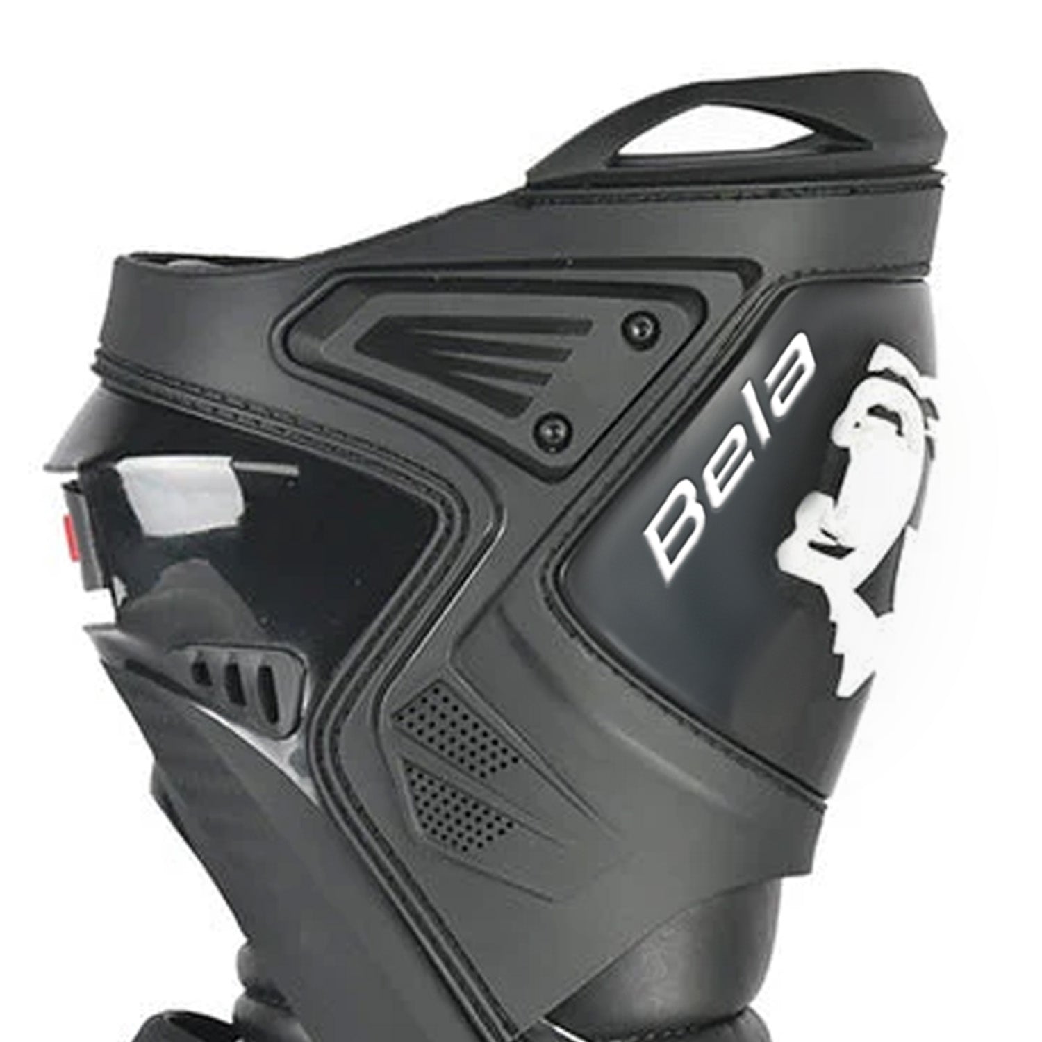BELA RACE PRO MOTORCYCLE RACING LEATHER BOOTS BLACK