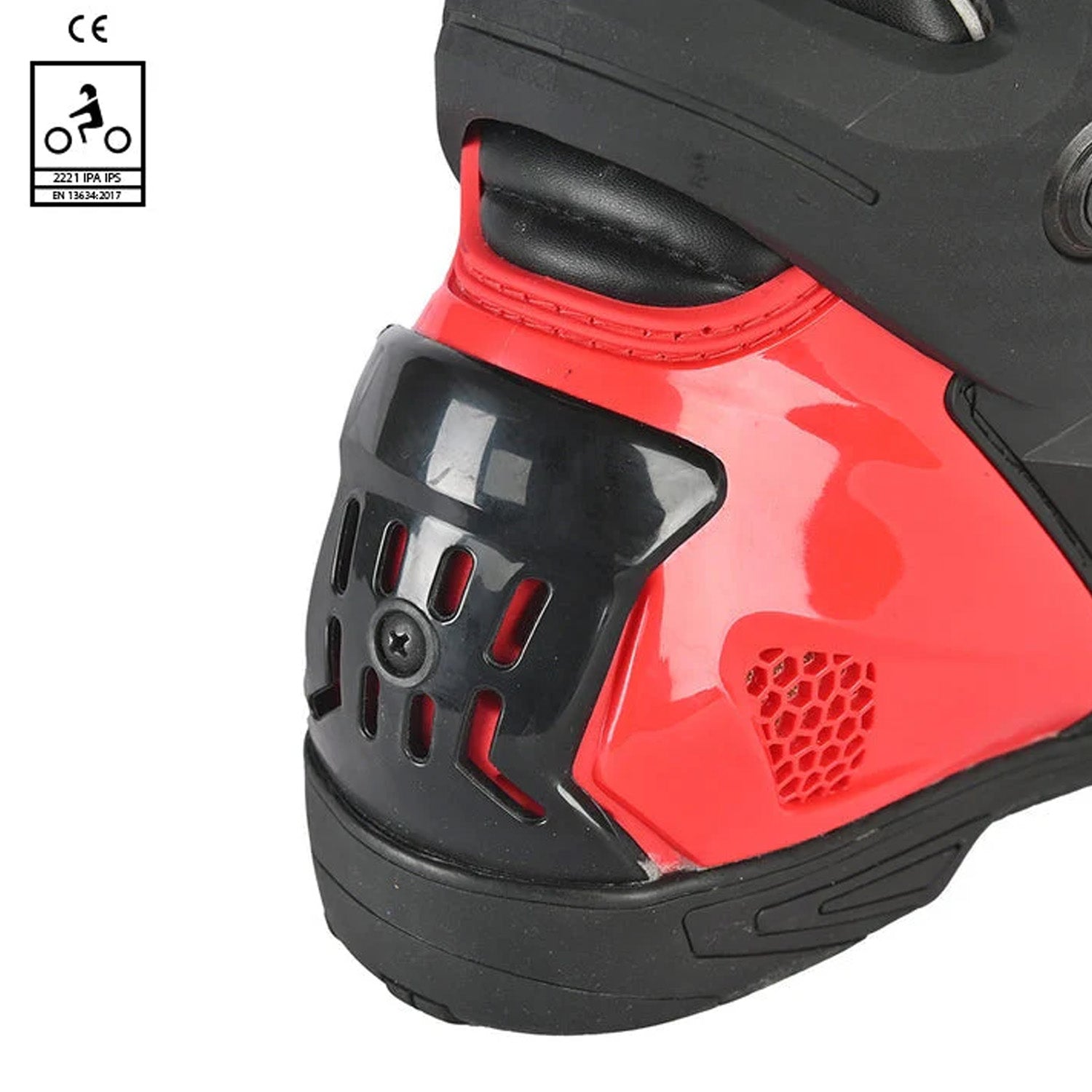 BELA RACE PRO MOTORCYCLE RACING LEATHER BOOTS BLACK WHITE RED