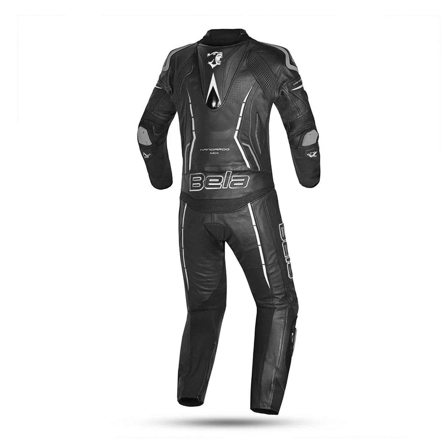 BELA Rocket Mix Kangaroo 1 PC Man Motorbike Suit Black Dark Grey