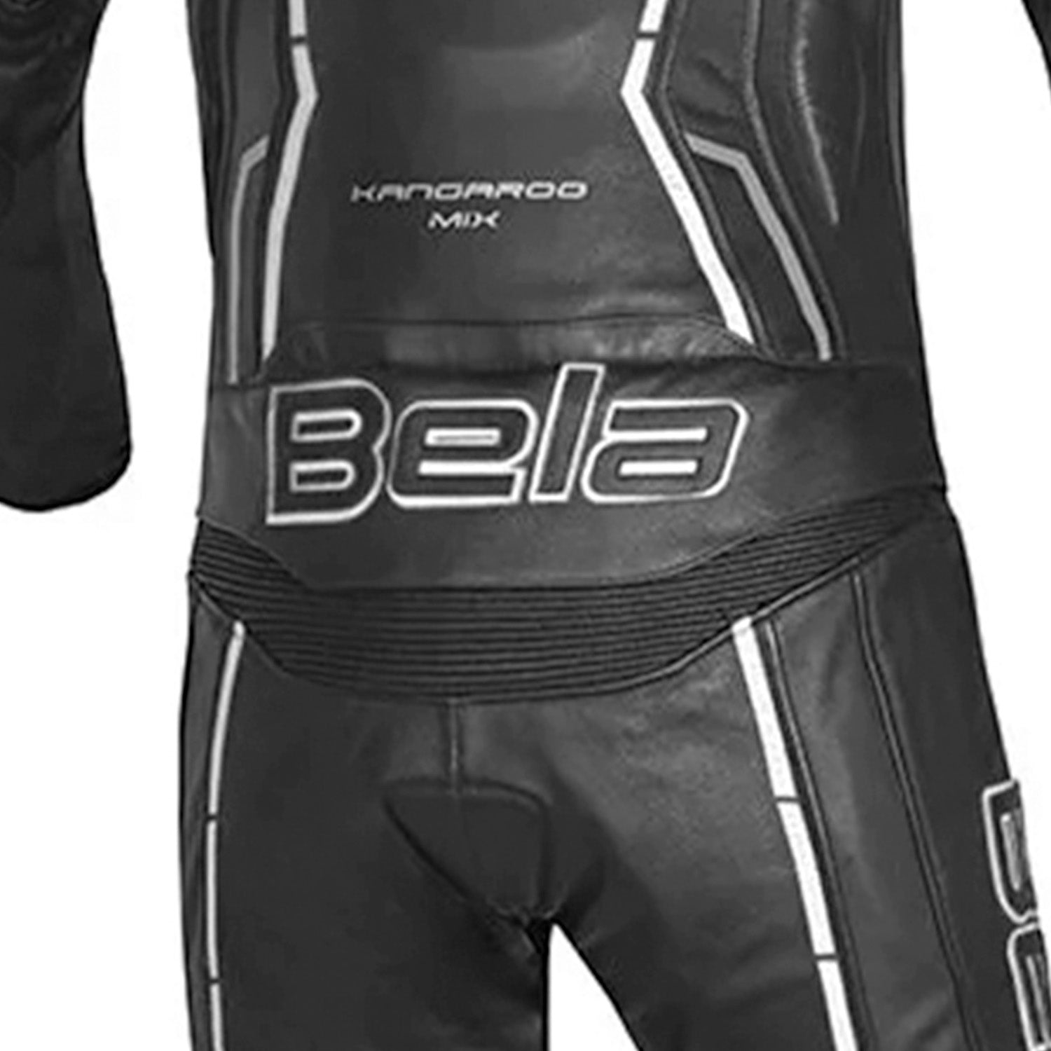 BELA Rocket Mix Kangaroo 1 PC Man Motorbike Suit Black Dark Grey