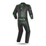 BELA Rocket Man Mix Kangaroo 1 PC Motorcycle Racing Suit Black Green
