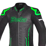 BELA Rocket Man Mix Kangaroo 1 PC Motorcycle Racing Suit Black Green