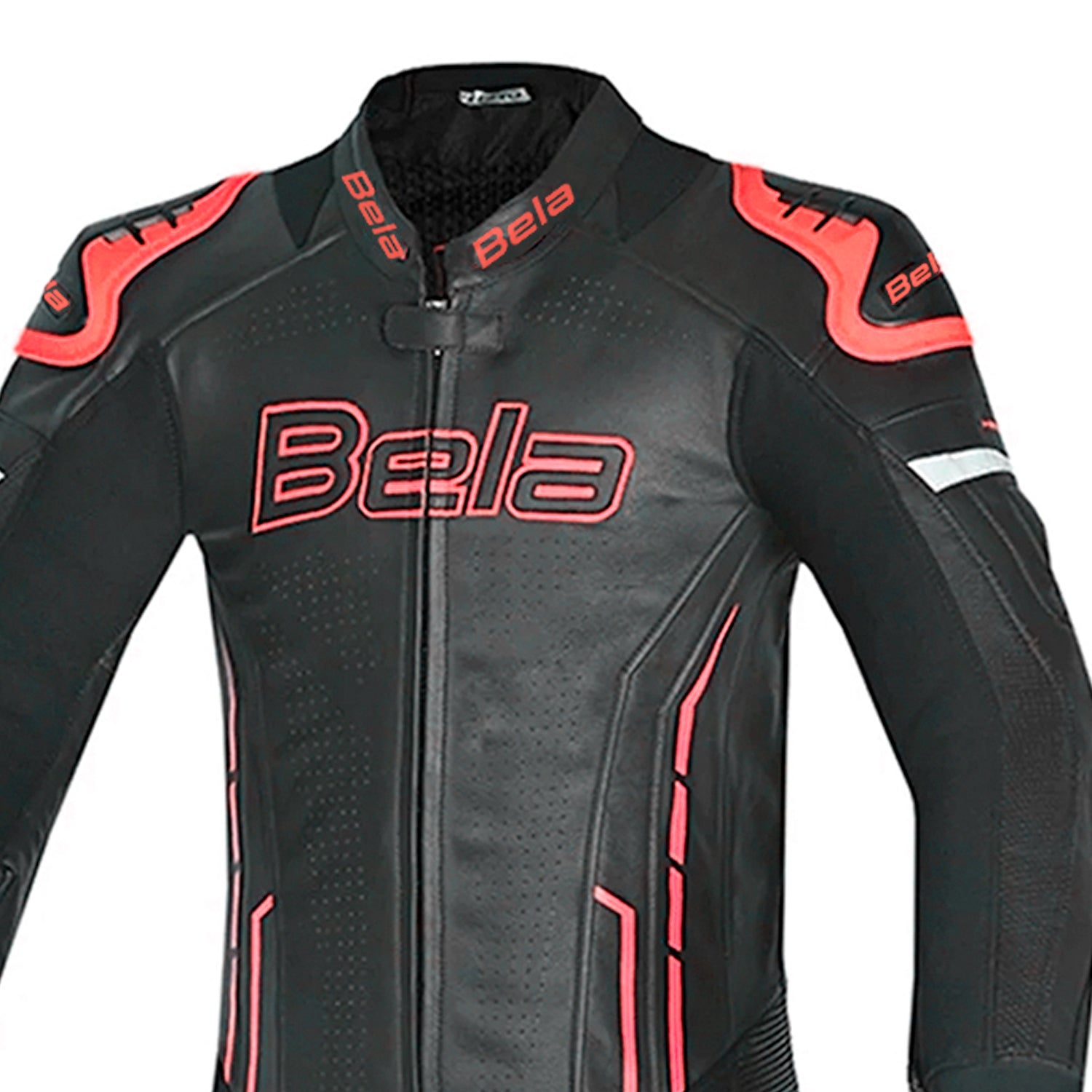 BELA Rocket Man Mix Kangaroo 1 PC Motorbike Racing Suit Black Red