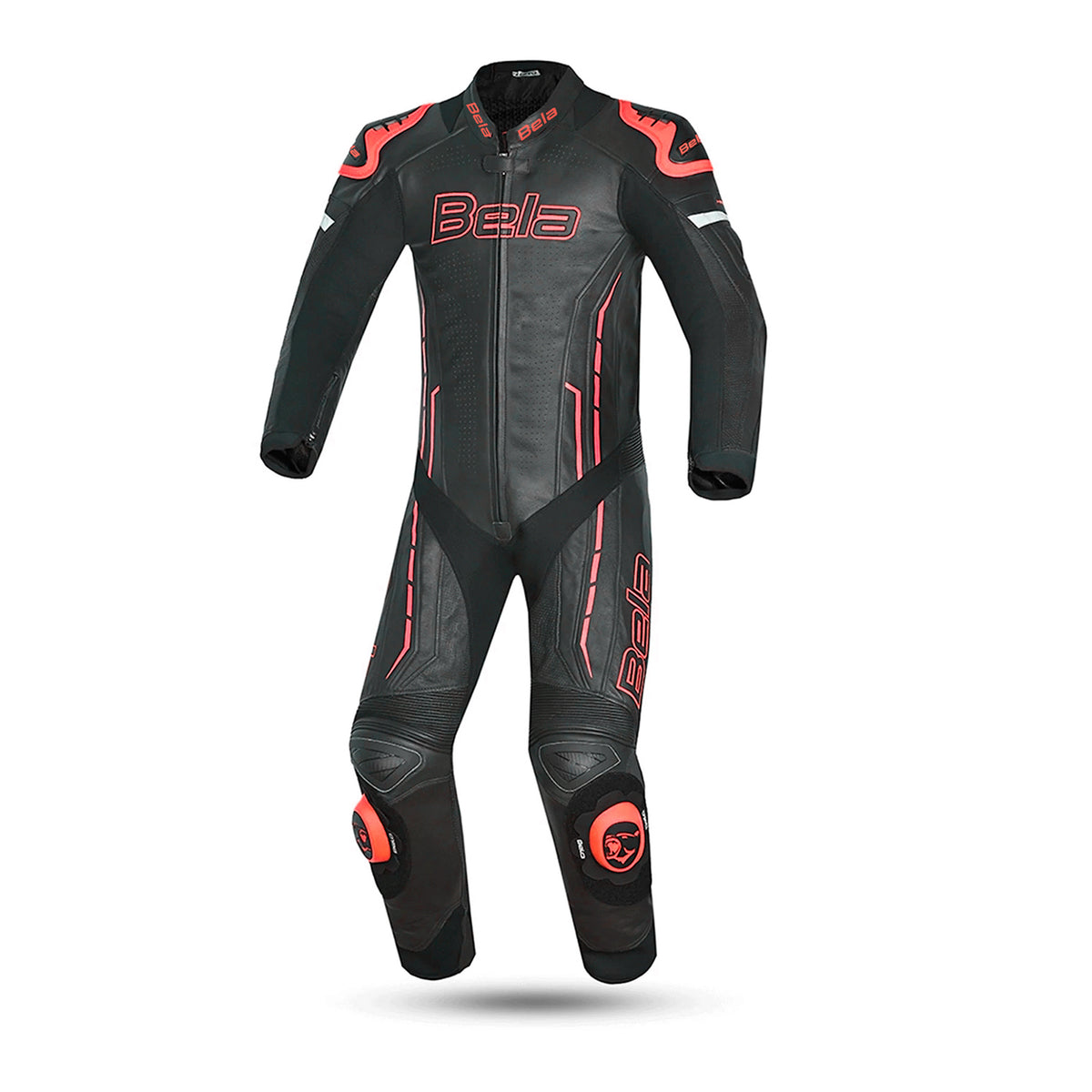 BELA Rocket Man Mix Kangaroo 1 PC Motorbike Racing Suit Black Red