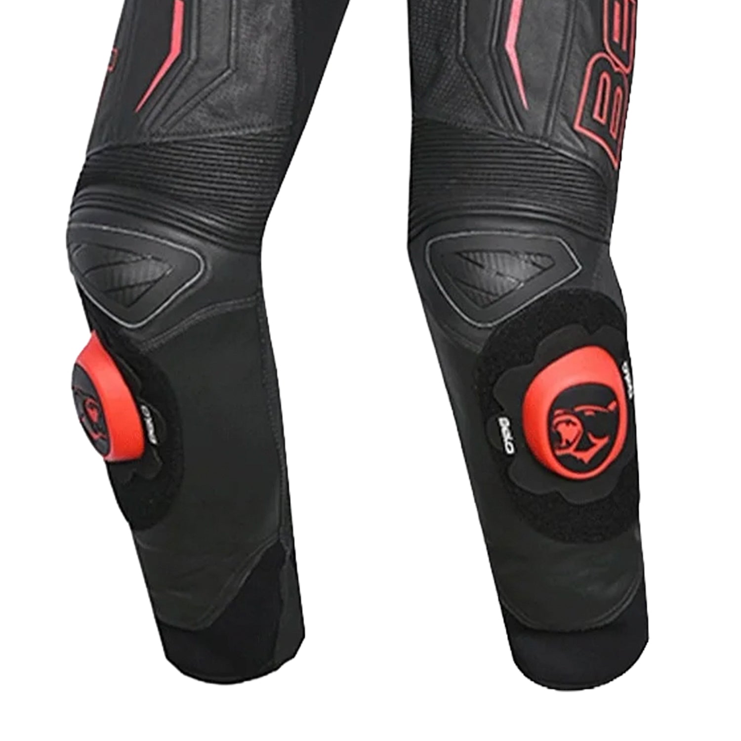 BELA Rocket Man Mix Kangaroo 1 PC Motorbike Racing Suit Black Red