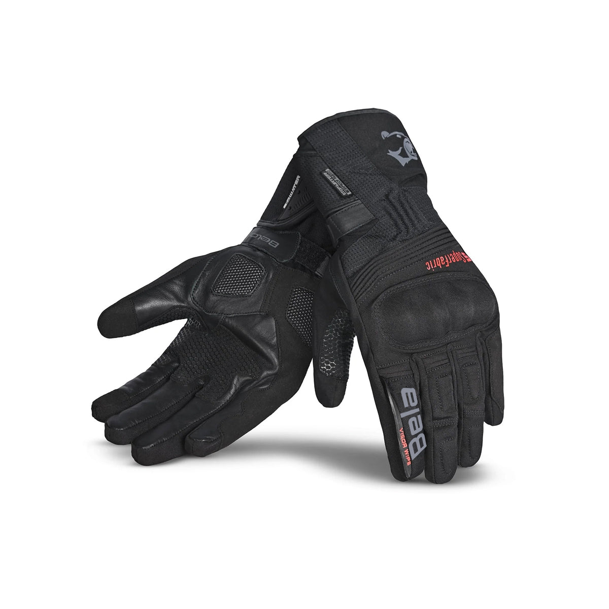 BELA Storm Winter Motorcycle Gloves Black