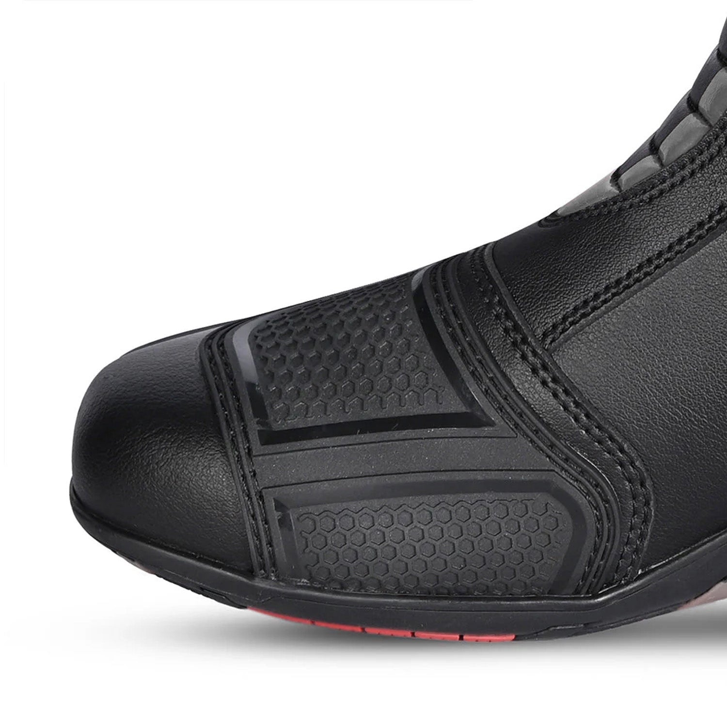 BELA Micro Strip Motorcycle Racing Boots Black Grey