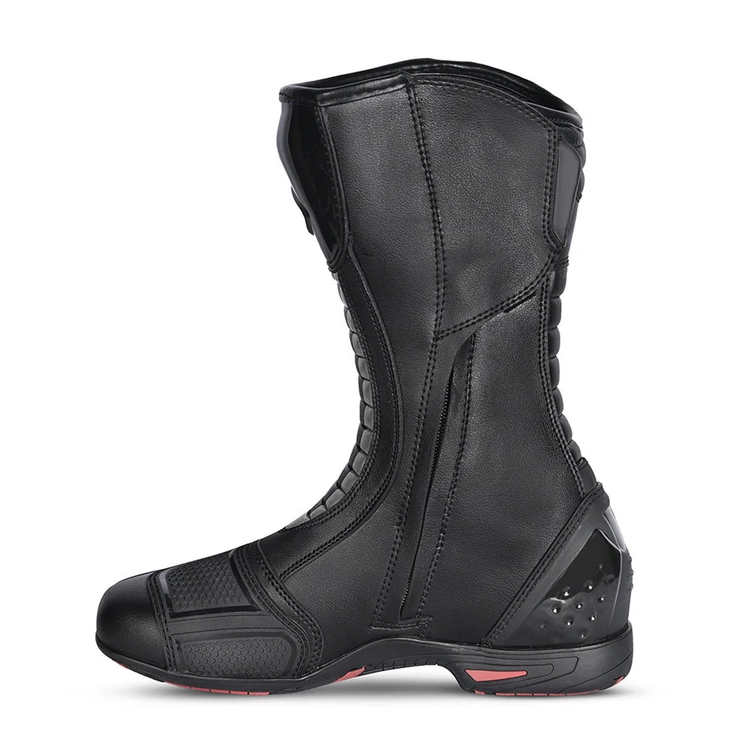 BELA Micro Strip Motorcycle Racing Boots Black Grey