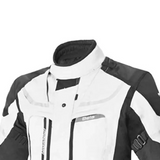 BELA TRANSFORMER 3IN1 MEN MOTORCYCLE TEXTILE JACKET ICE GREY BLACK
