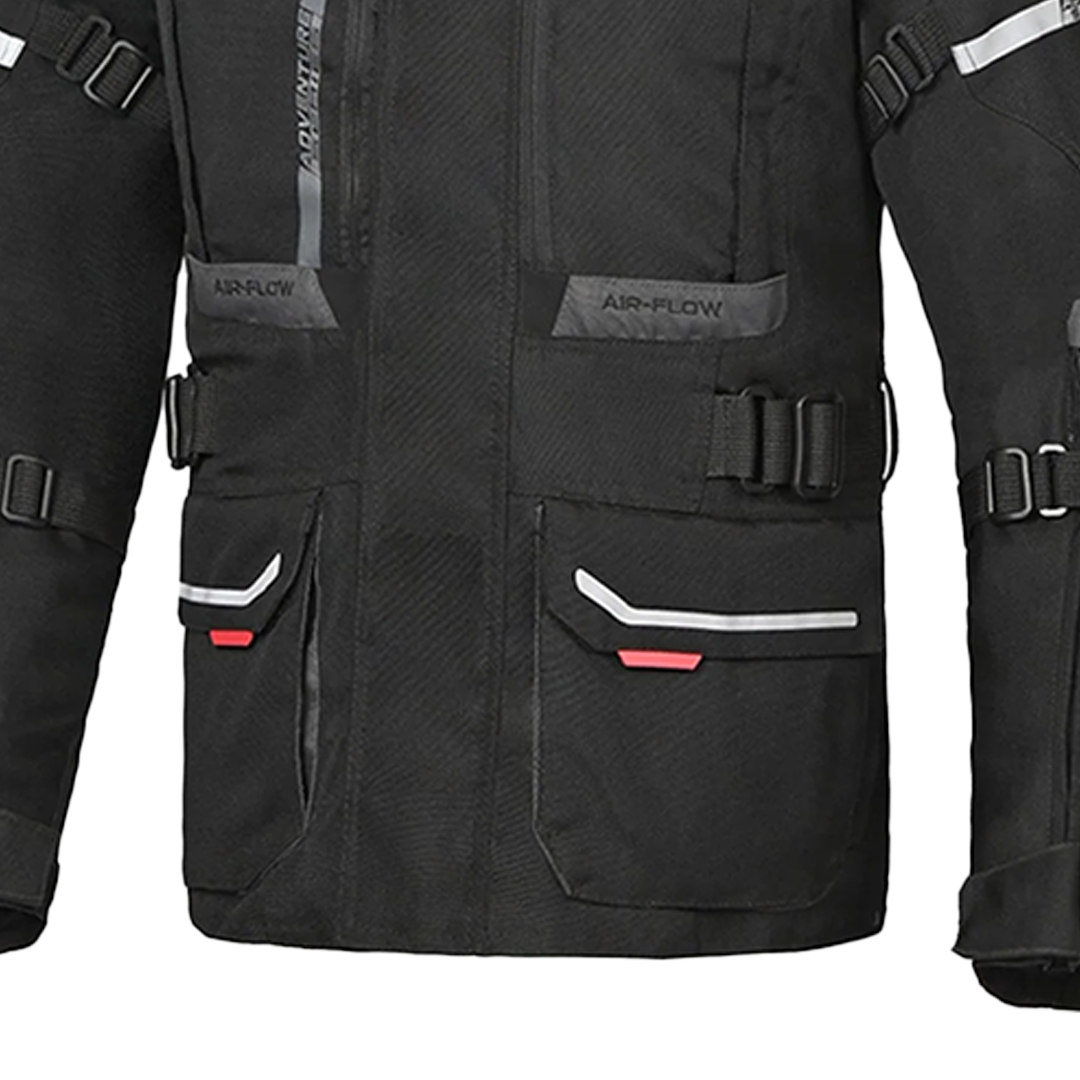 BELA TRANSFORMER 3IN1 MEN MOTOCYCLE TEXTILE JACKET BLACK ANTHRACITE