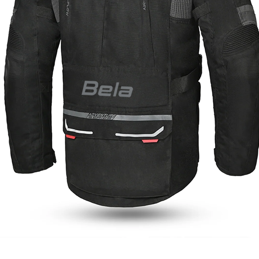 BELA TRANSFORMER 3IN1 MEN MOTOCYCLE TEXTILE JACKET BLACK ANTHRACITE