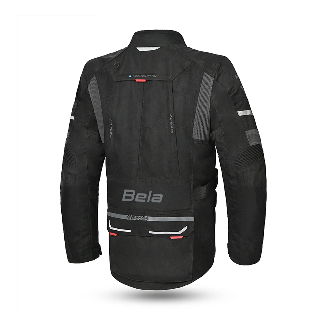 BELA TRANSFORMER 3IN1 MEN MOTOCYCLE TEXTILE JACKET BLACK ANTHRACITE