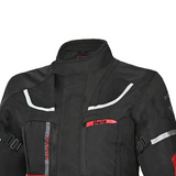 Bela Transformer Motorcycle Touring Water-Resistant Jacket Black Red