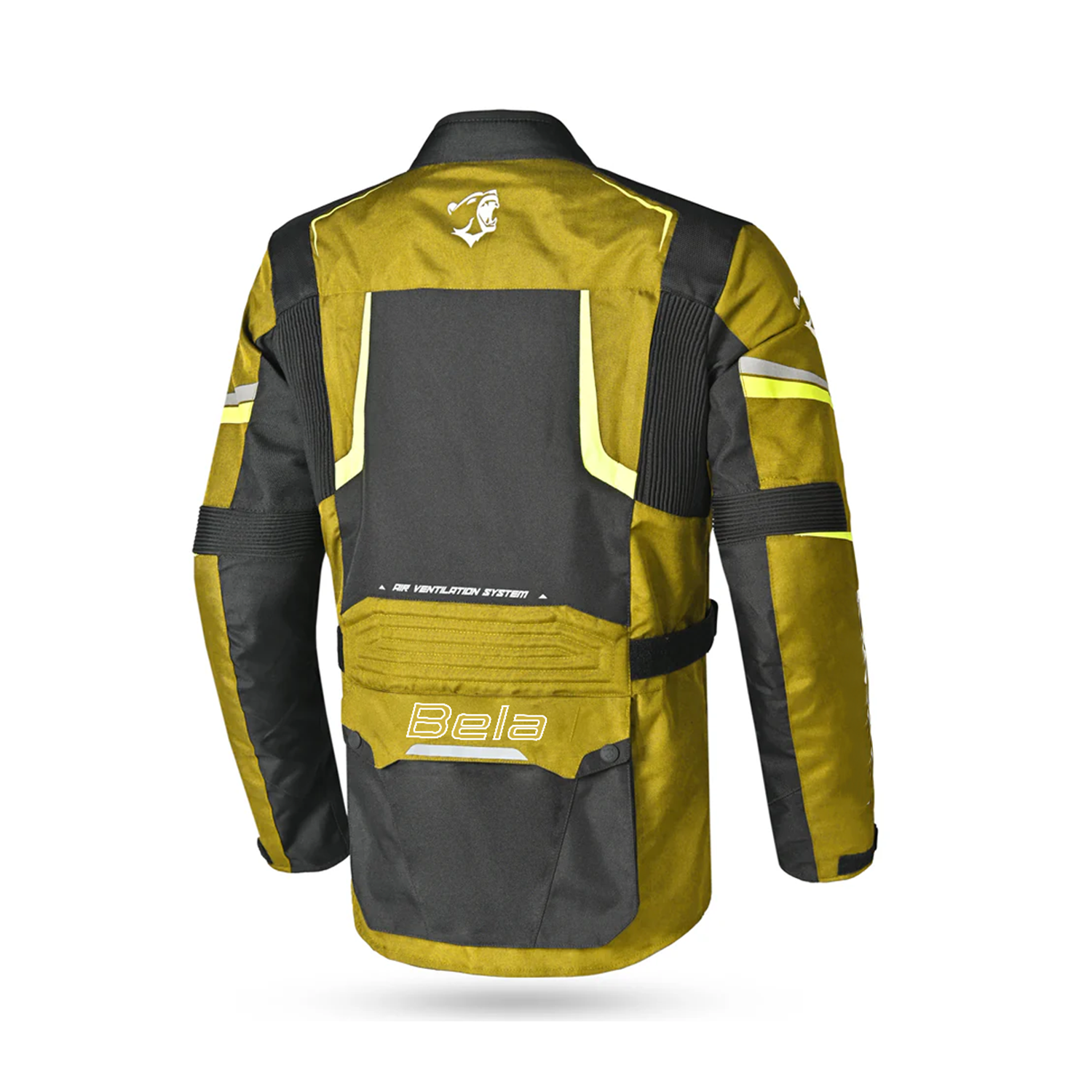 BELA Watson Motorcycle Touring Jacket Black Brown