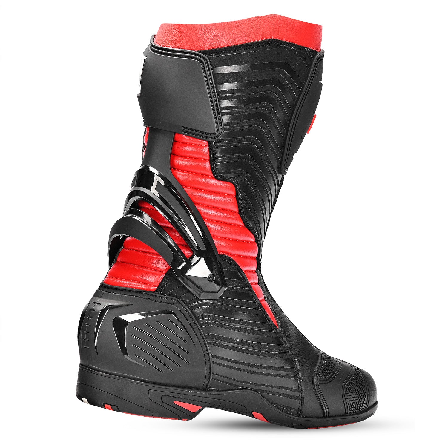 BELA AIR RIDER GP-1 MOTORCYCLE RACING BOOTS BLACK GREY RED