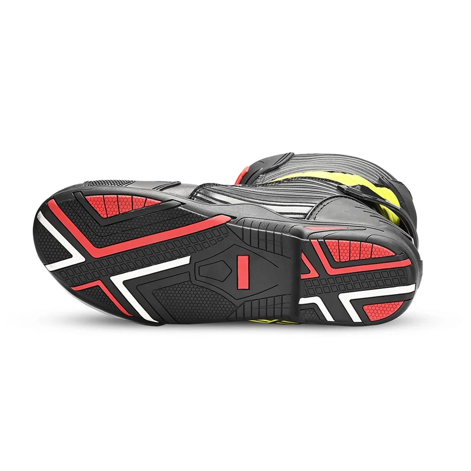 BELA AIR RIDER GP-1 MOTORCYCLE RACING BOOTS BLACK FLUO YELLOW