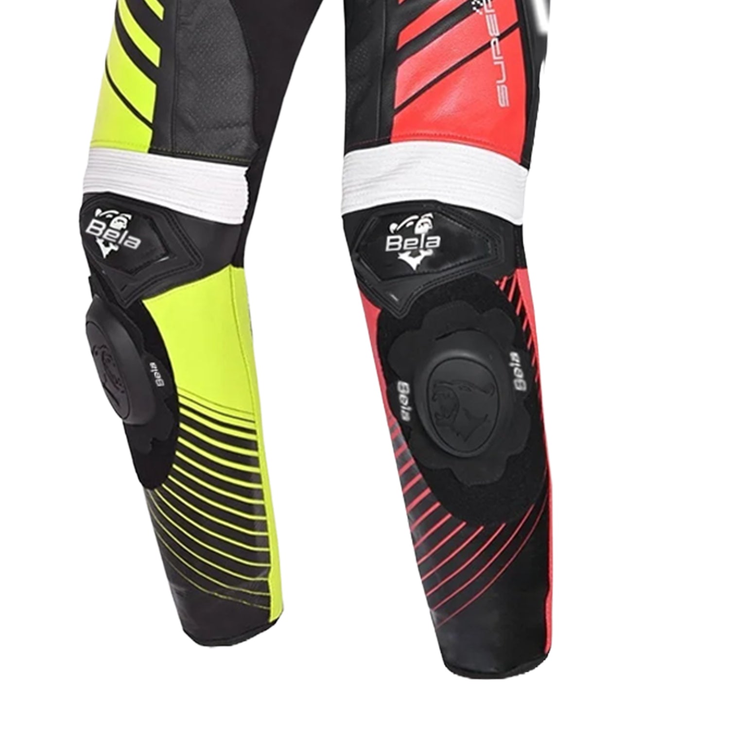Bela Aragone Helite Air-pro 1 Pc Motorcycle Leathers Suits Black Red Yellow