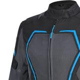 BELA ARTREX AIR 2.0 MOTORCYCLE LADY JACKET BLACK GREY TURQUOISE