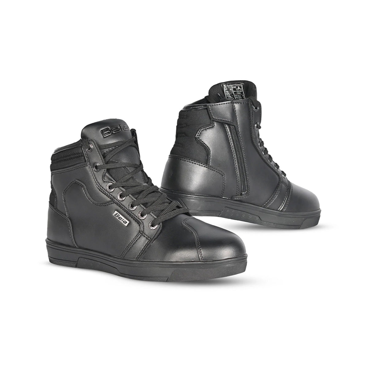 Bela Atlas Men Urban Motorcycle Boots Black