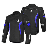 BELA Bradley Men Motorcycle Textile Jacket Black Blue