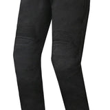 BELA BOSTON MEN MOTORCYCLE DENIM JEANS 30L BLACK