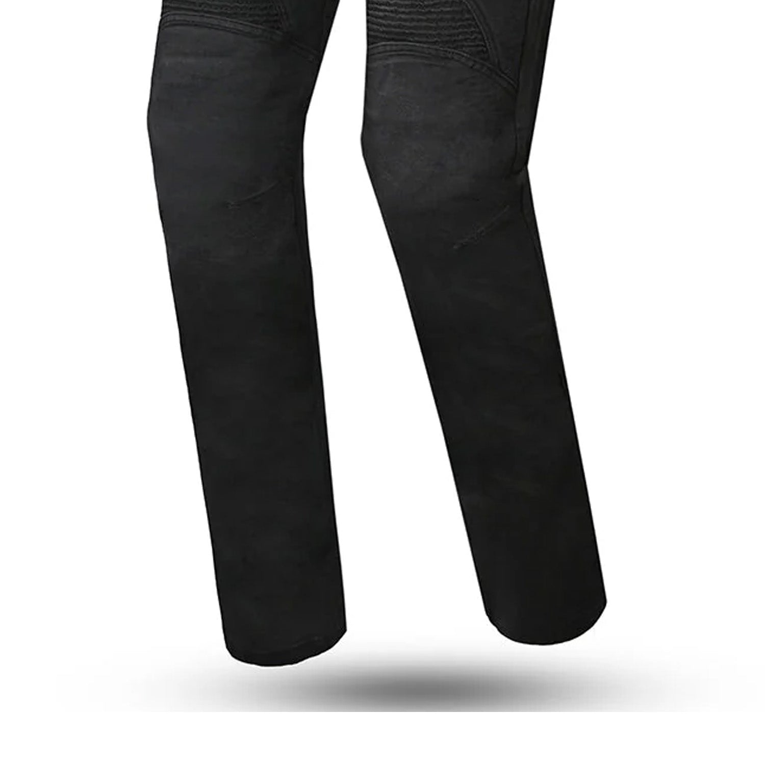 BELA BOSTON MEN MOTORCYCLE DENIM JEANS 30L BLACK