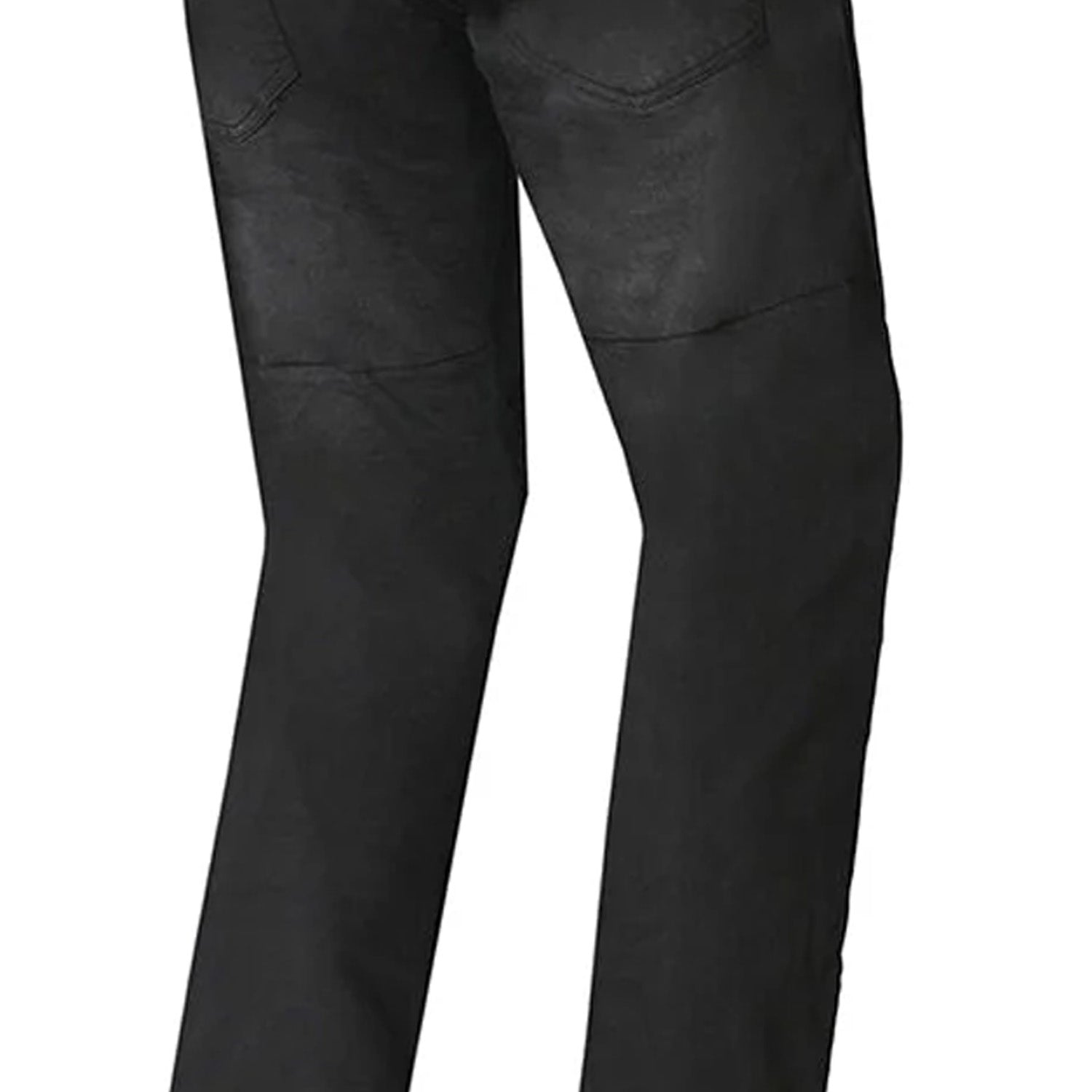 BELA BOSTON MEN MOTORCYCLE DENIM JEANS 30L BLACK