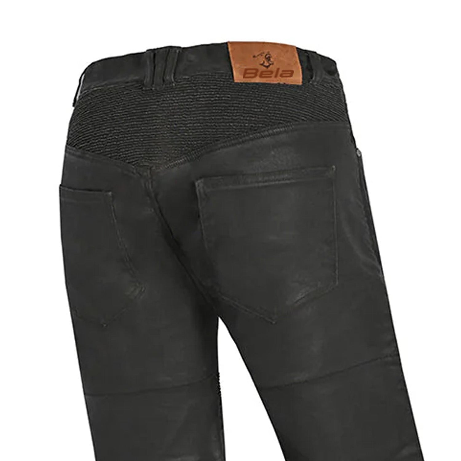 BELA Boston Wax Motorcycle Denim Jeans Black