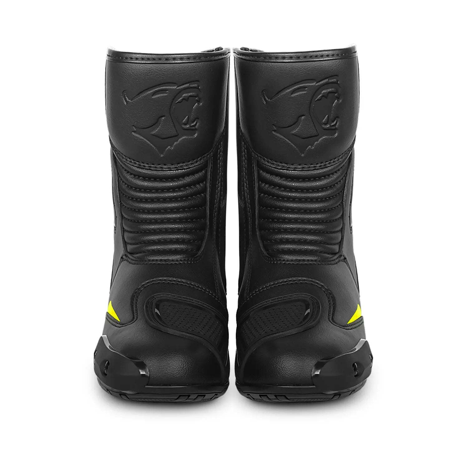 BELA FASTER 2.0 Men's Motorcycle Racing Boots Black/Fluor Yellow