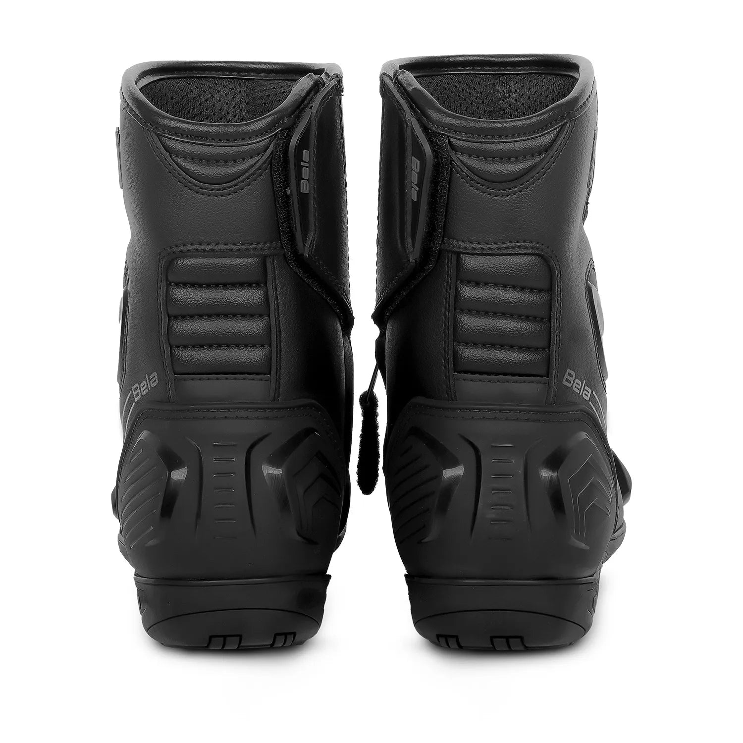 BELA FASTER 2.0 MOTORCYCLE RACING BOOTS BLACK GREY