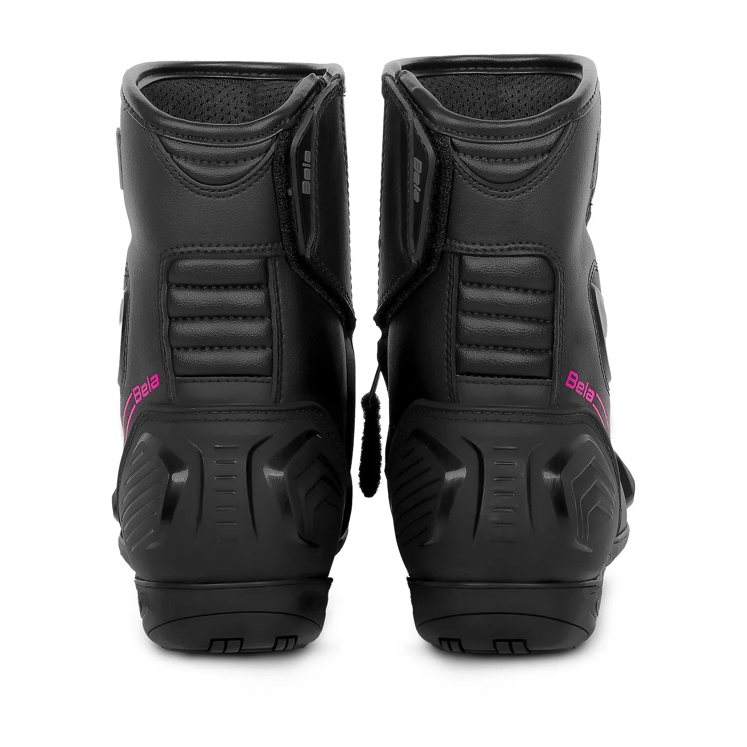 BELA FASTER 2.0 LADY MOTORCYCLE RACING BOOTS BLACK PINK