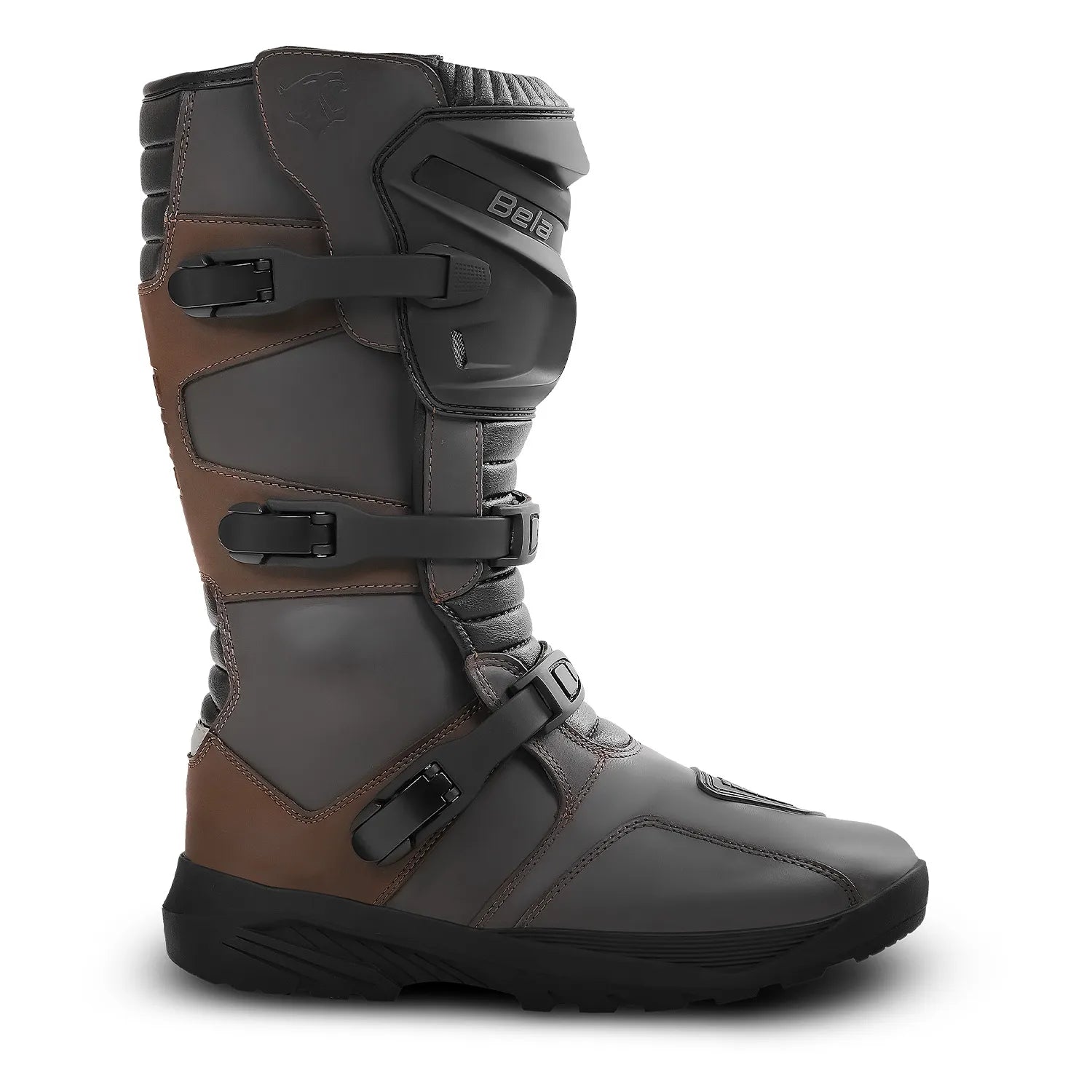 BELA SENIOR WR MOTORBIKE TOURING BOOTS BROWN