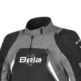 BELA Cordaniel Textile 4 Seasons Motorcycle Jacket Black Dark Gray