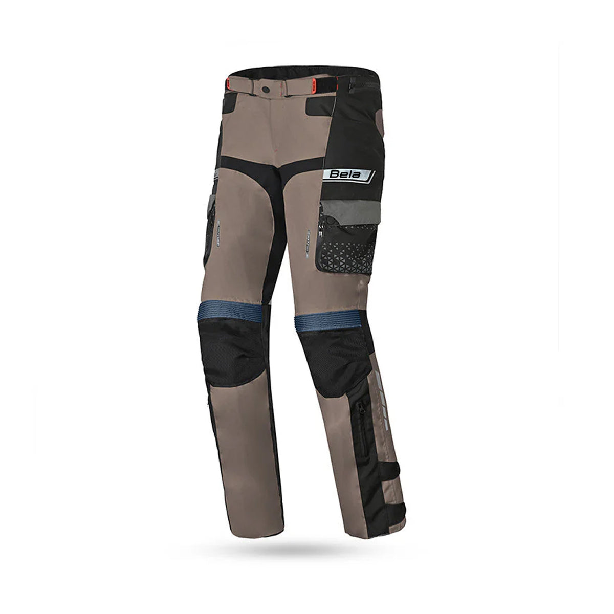 BELA CROSSROAD EXTREME MOTORCYCLE TEXTILE PANT BROWN NAVY