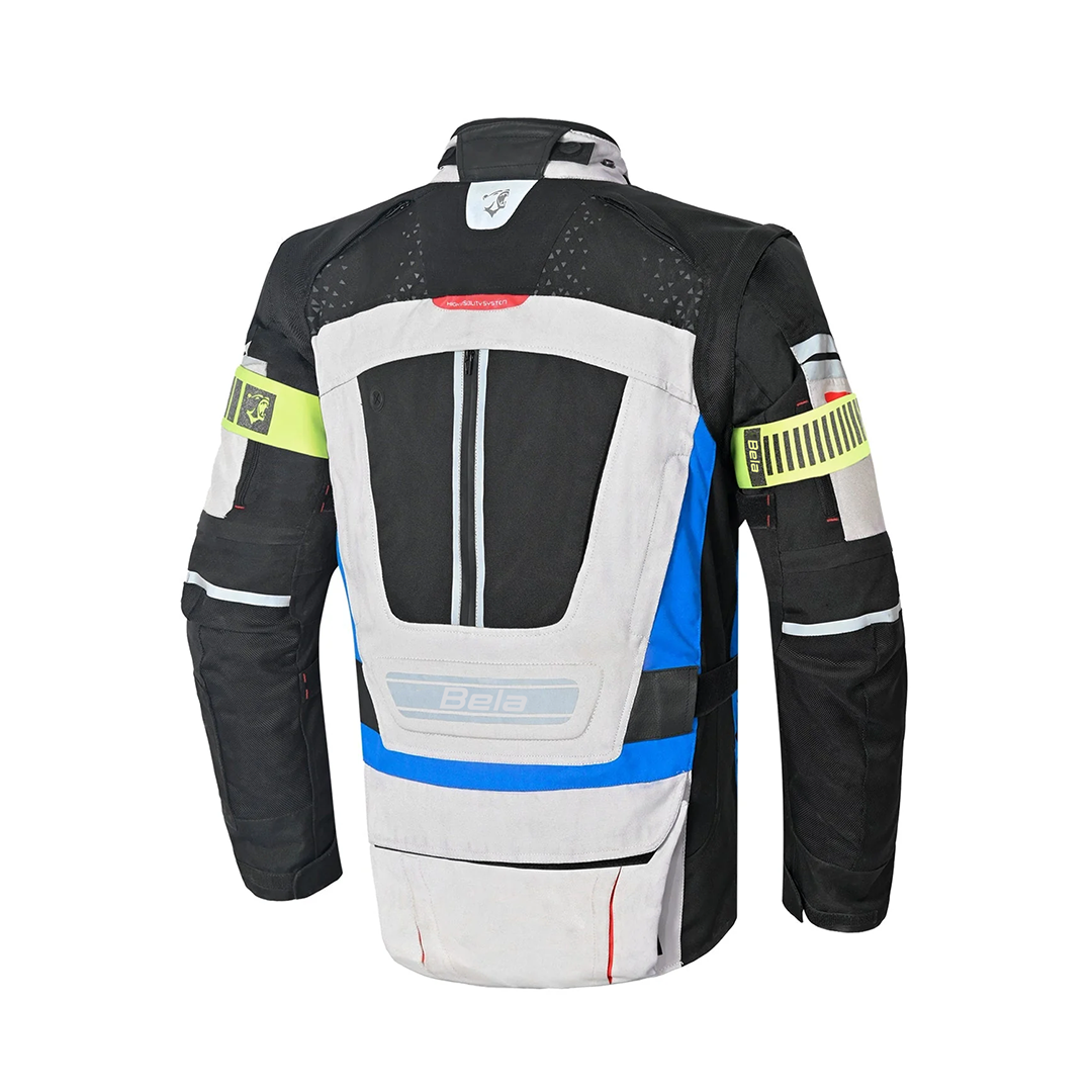 BELA CROSSROAD EXTREME WP 3 IN 1 MEN MOTORCYCLE JACKET ICE BLUE BLACK