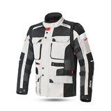 BELA Crossroad Extreme Winter Motorcycle Jacket Ice Grey Black