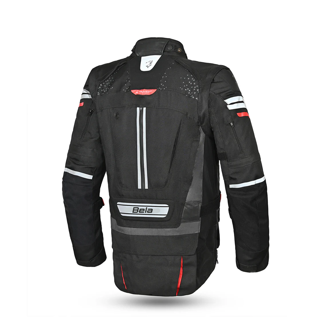 Bela Crossroad Extreme Men Touring Motorcycle Textile Jacket Black