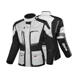 BELA TRANSFORMER LADY 3IN1 MOTORCYCLE TOURING JACKET ICE GREY BLACK